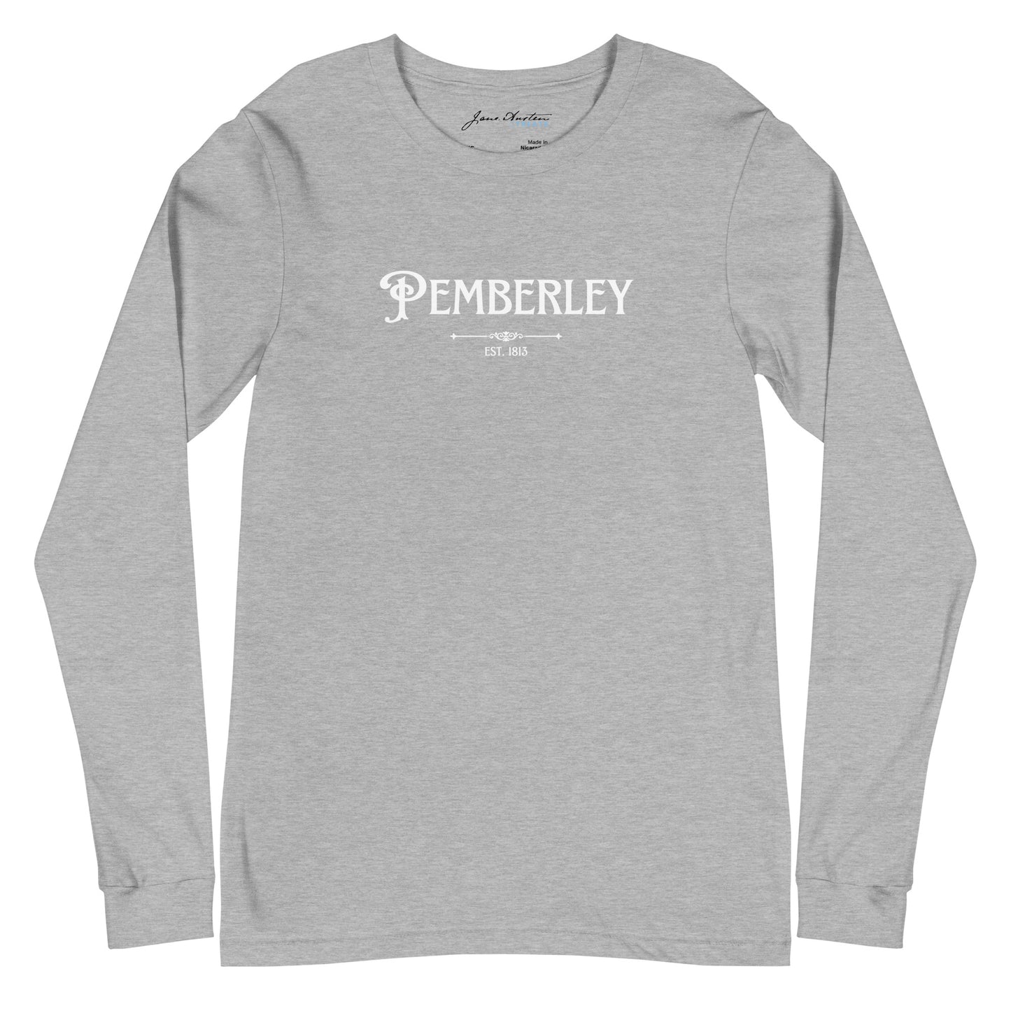 PEMBERLEY EST. 1913 Unisex Long Sleeve Tee | Jane Austen Treats