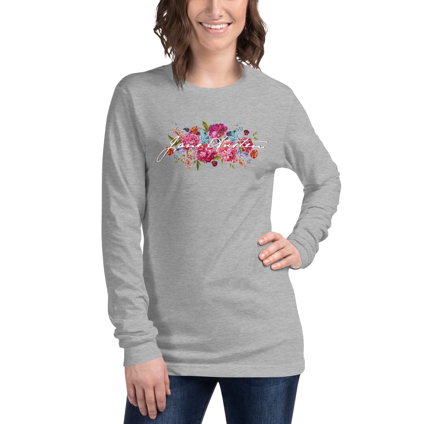 SIGNATURE FLORAL Long Sleeve Tee | Jane Austen Treats