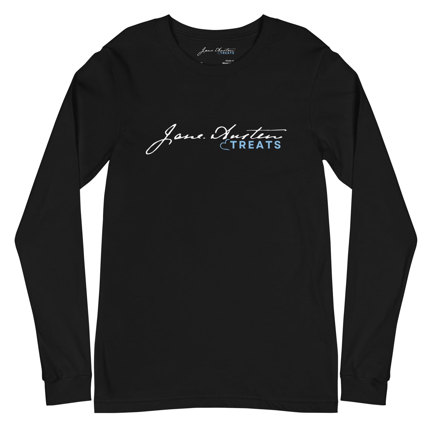 JANE AUSTEN TREATS LOGO Unisex Long Sleeve Tee | Jane Austen Treats