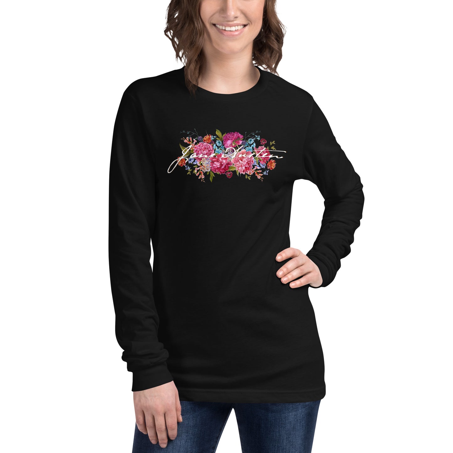 SIGNATURE FLORAL Long Sleeve Tee | Jane Austen Treats