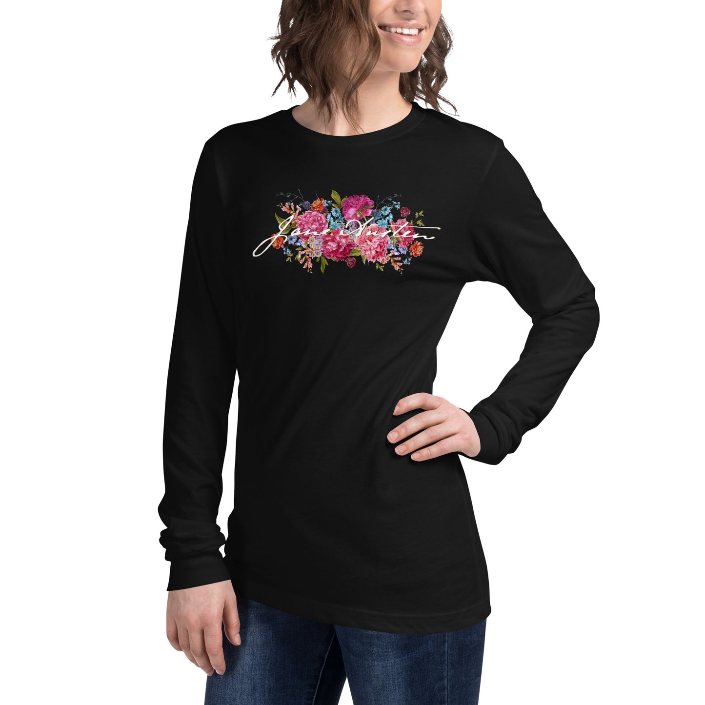 SIGNATURE FLORAL Long Sleeve Tee | Jane Austen Treats