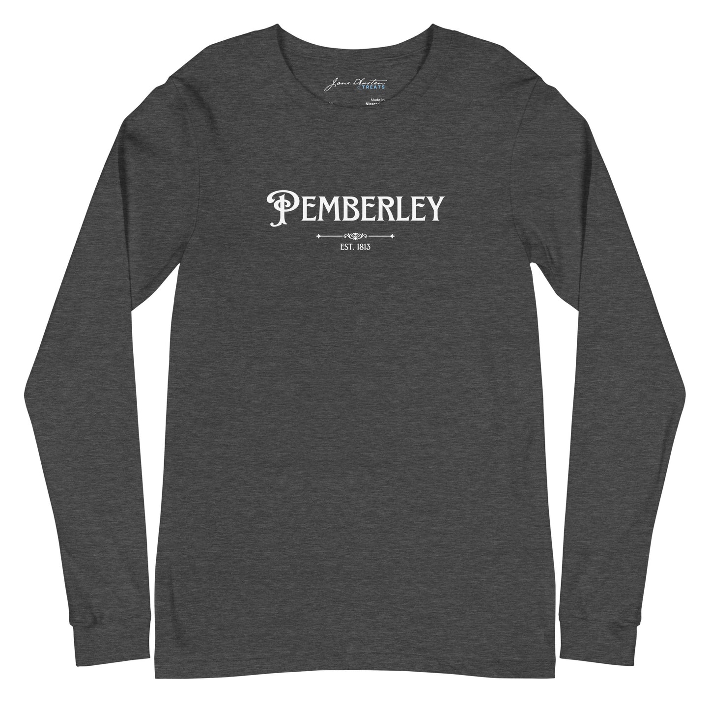 PEMBERLEY EST. 1913 Unisex Long Sleeve Tee | Jane Austen Treats