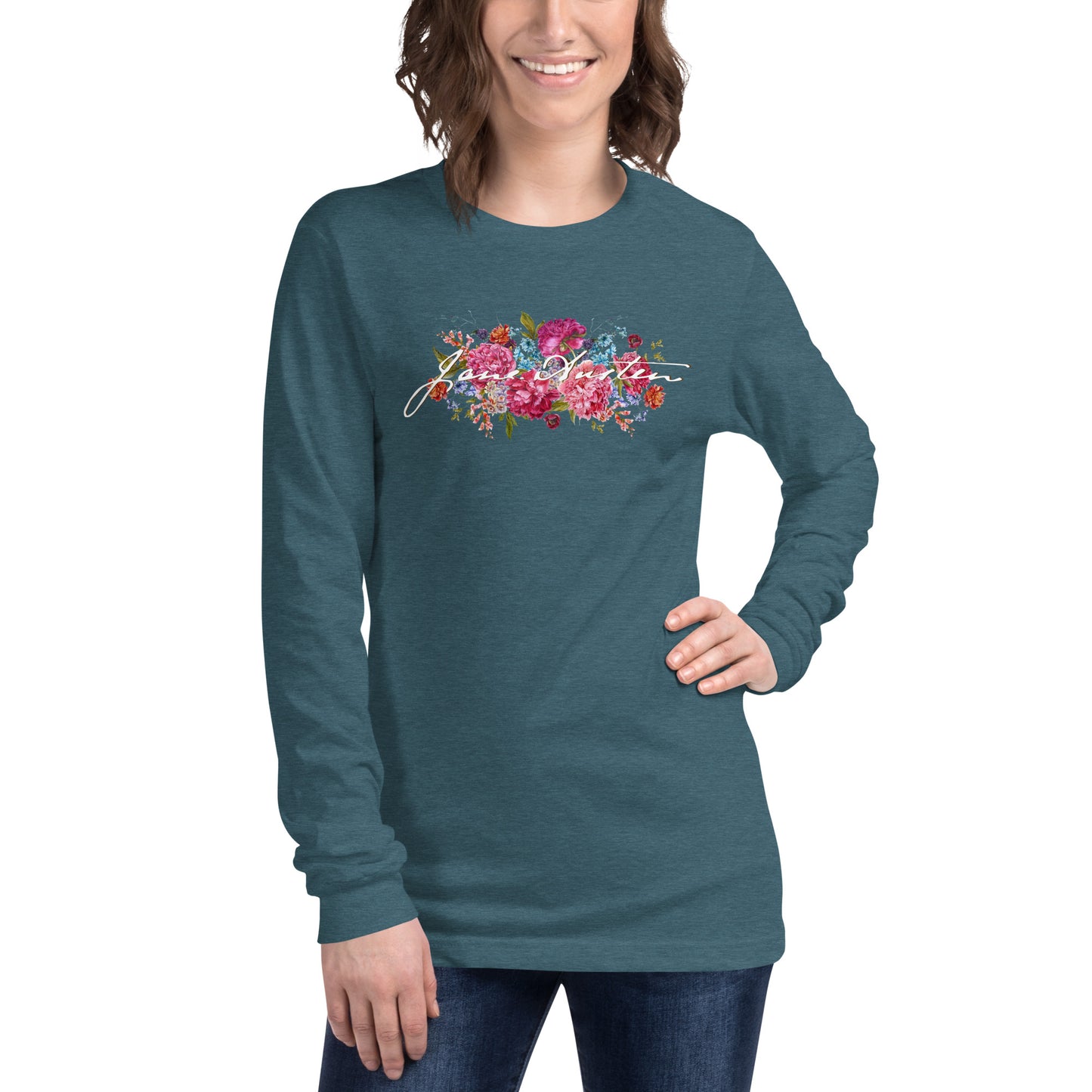 SIGNATURE FLORAL Long Sleeve Tee | Jane Austen Treats