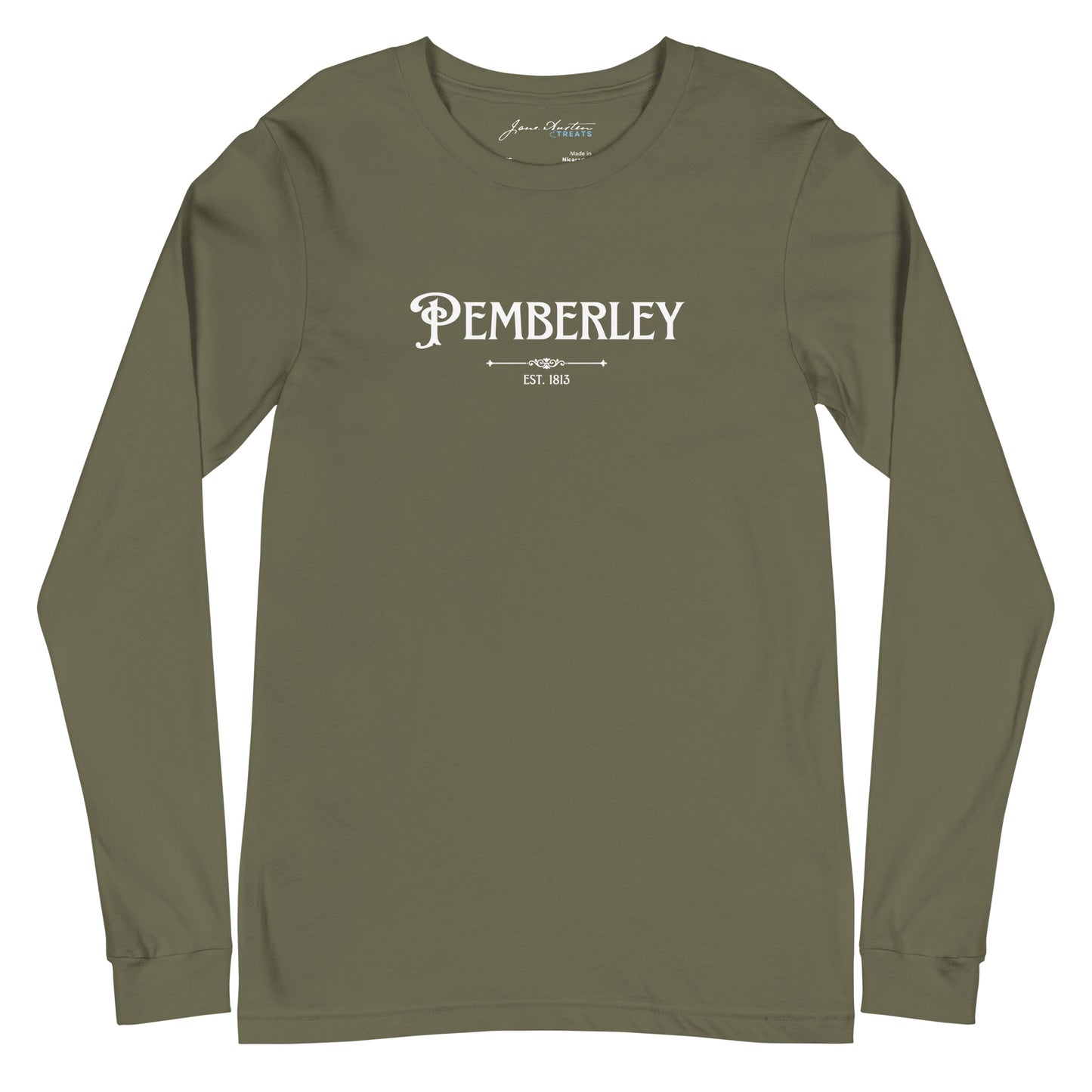 PEMBERLEY EST. 1913 Unisex Long Sleeve Tee | Jane Austen Treats