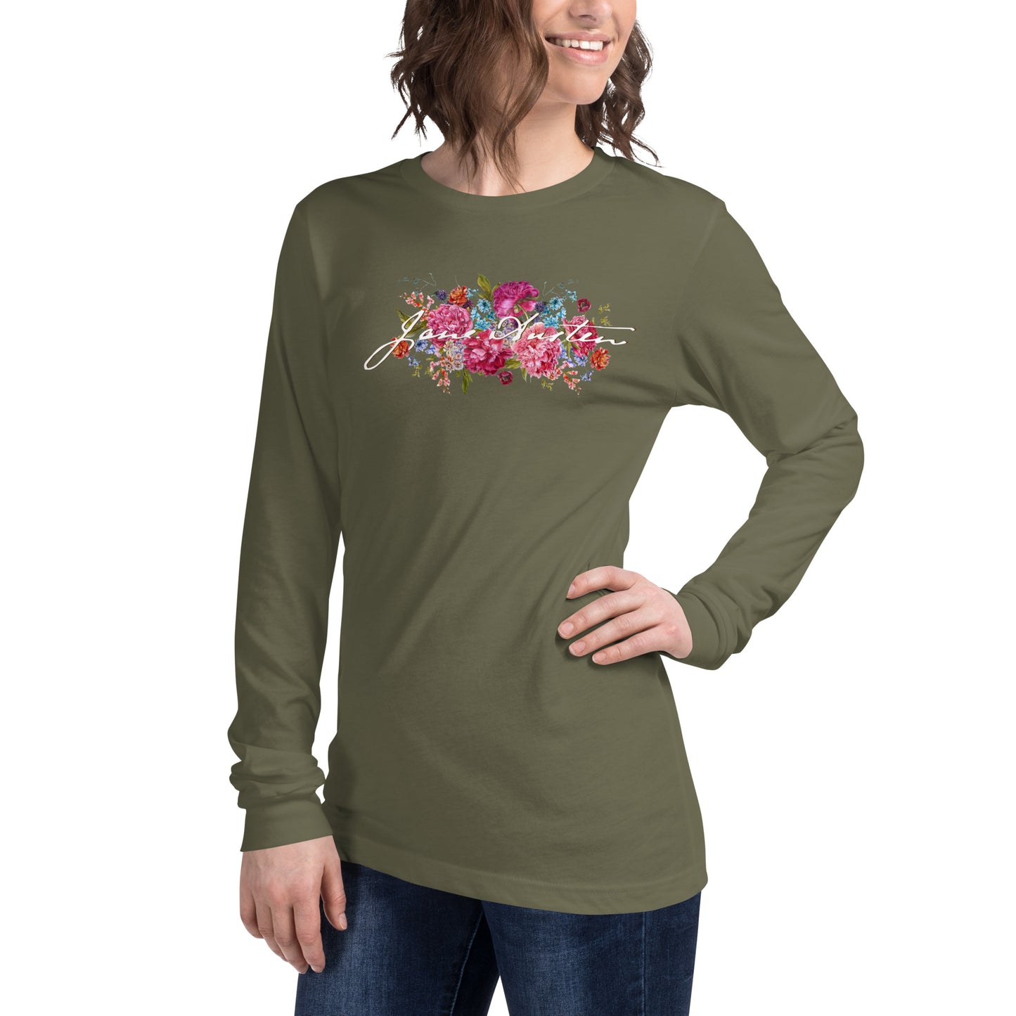 SIGNATURE FLORAL Long Sleeve Tee | Jane Austen Treats