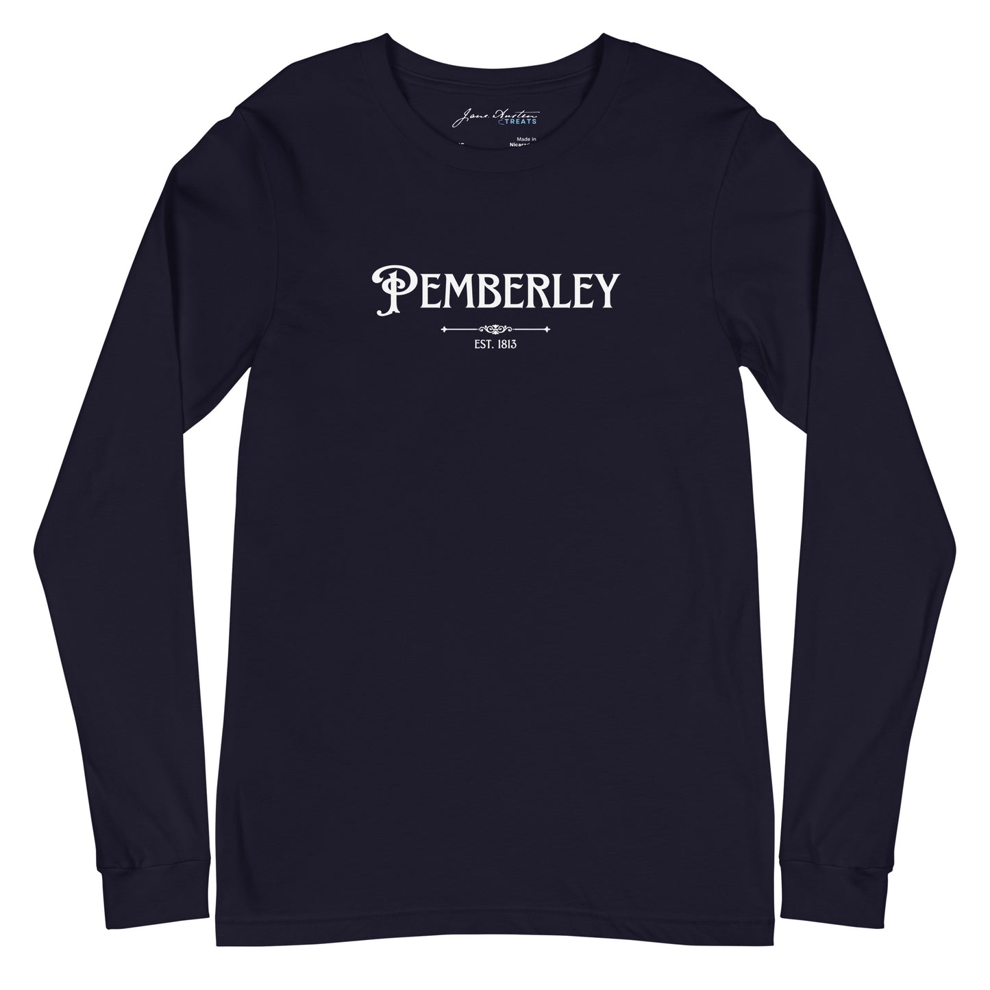 PEMBERLEY EST. 1913 Unisex Long Sleeve Tee | Jane Austen Treats