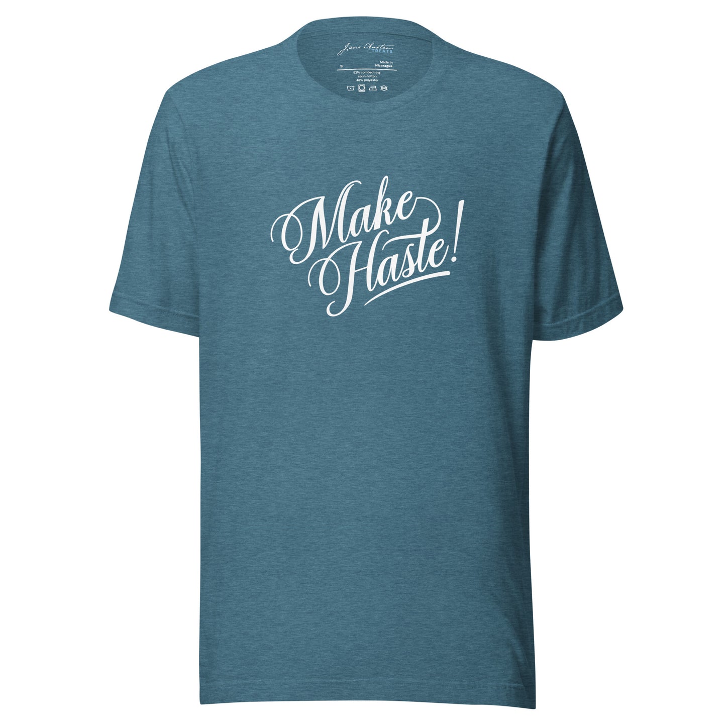 MAKE HASTE! Unisex T-Shirt | Jane Austen Treats