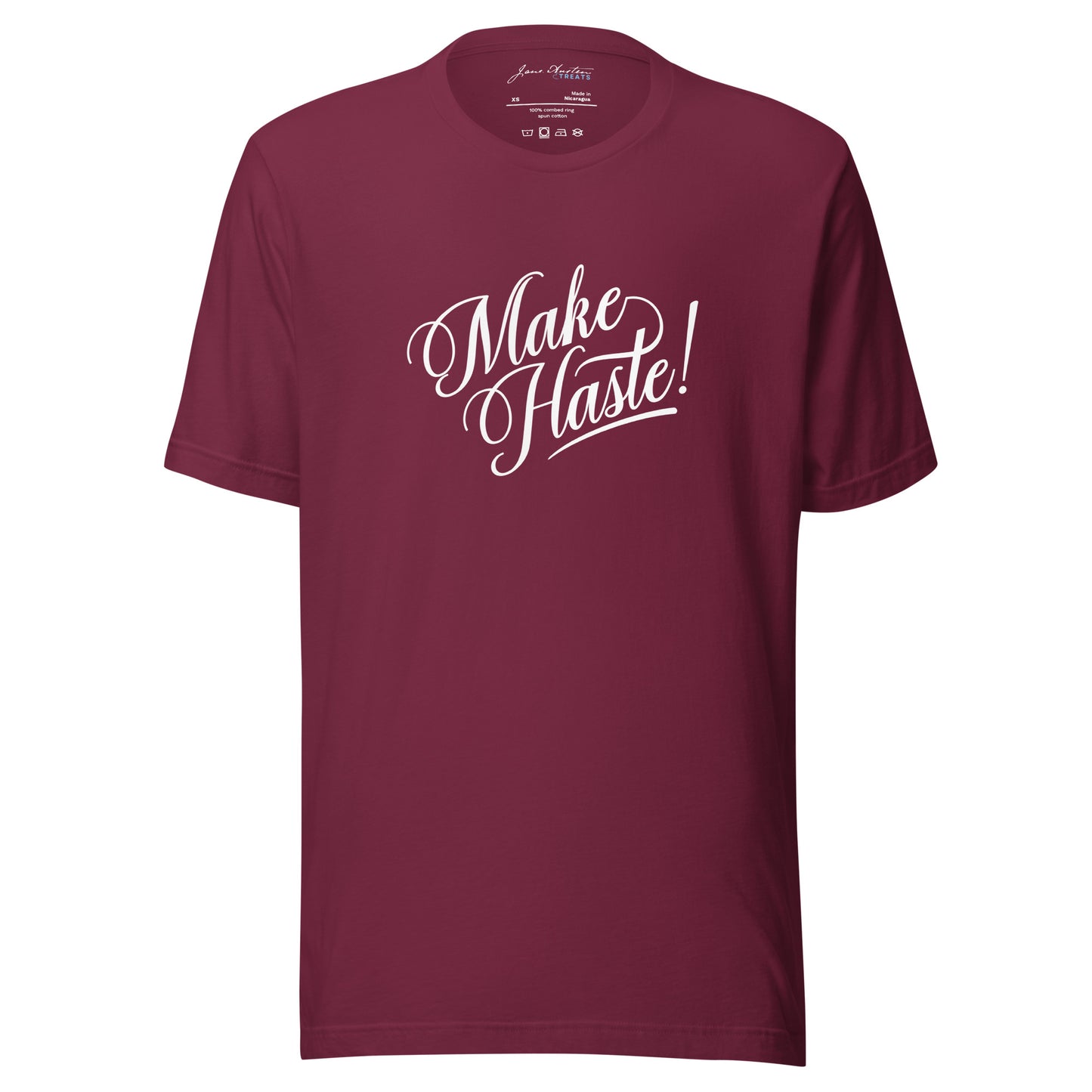 MAKE HASTE! Unisex T-Shirt | Jane Austen Treats