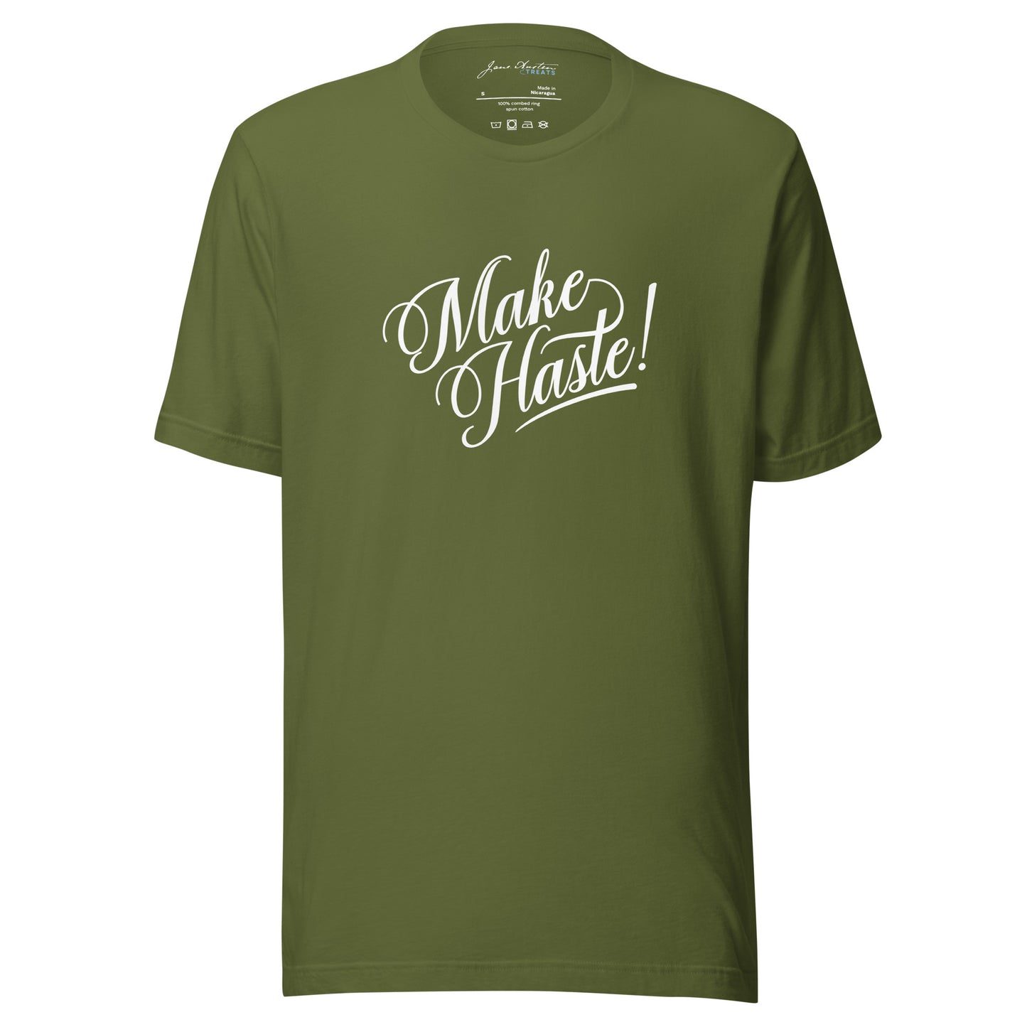 MAKE HASTE! Unisex T-Shirt | Jane Austen Treats